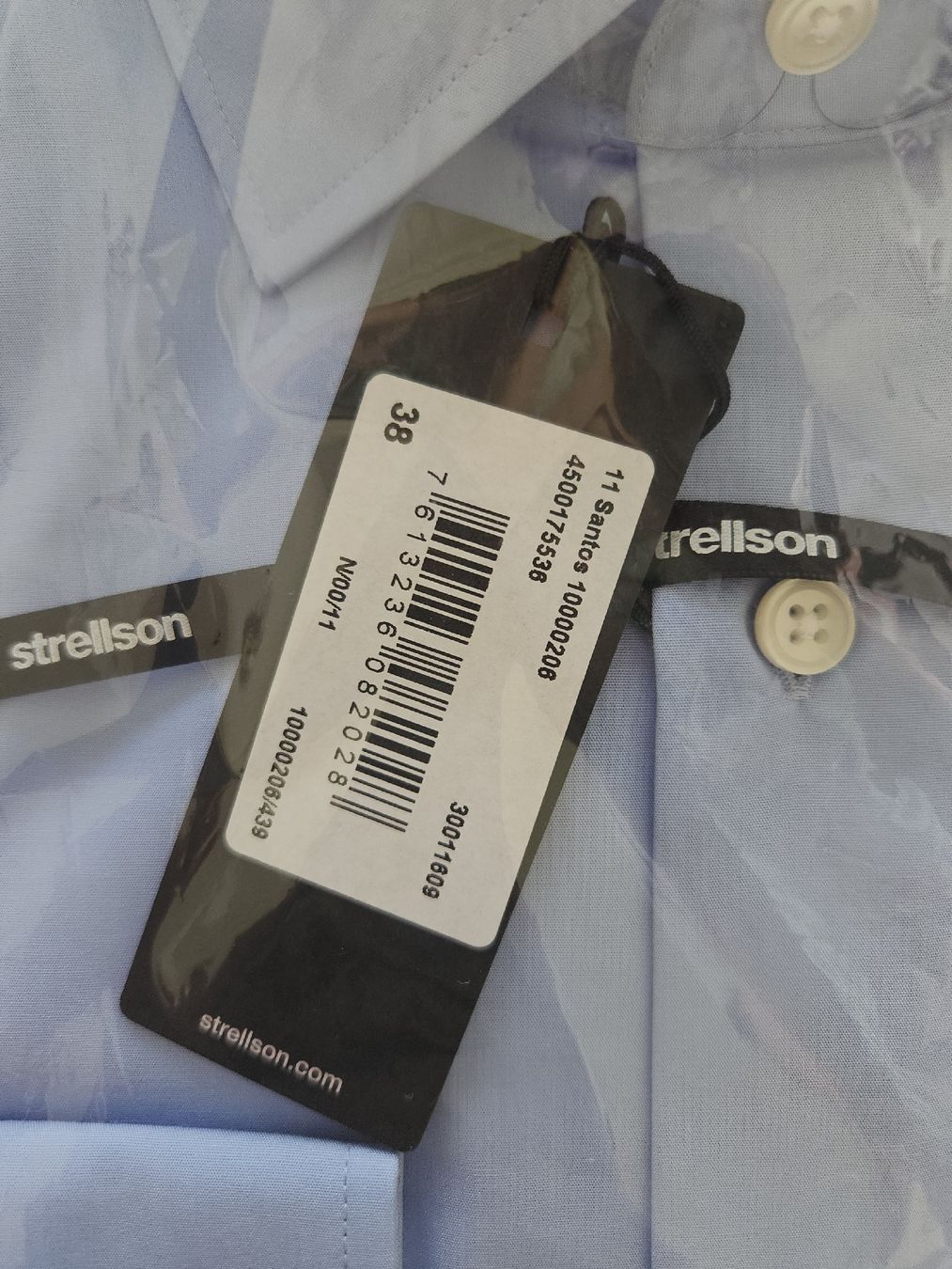 Strellson Hemden: Neues Strellson Hemd Gr. 38 Hellblau Slim Fit – Neu und originalverpackt aus Rotkreuz von Bibi2405 3