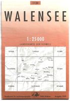 Swisstopo-Karte 1:25'000 1134 Walensee
