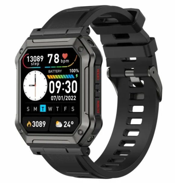 Smart Smartwatch: Fitness Tracker Smart Watch Herzfrequenz- / Blutdruckmessung – Usato da Mund venduto da Takeit2