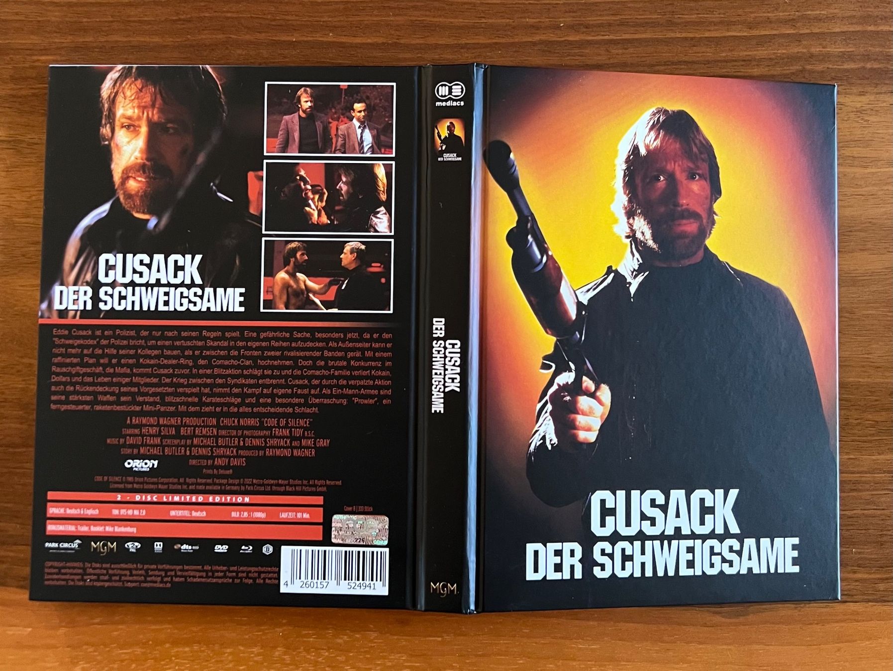 Tutti i DVDs: Cusack Der Schweigsame Bluray/DVD Mediabook – Nuovo (secondo la descrizione) da Regensberg venduto da Predator1972 2