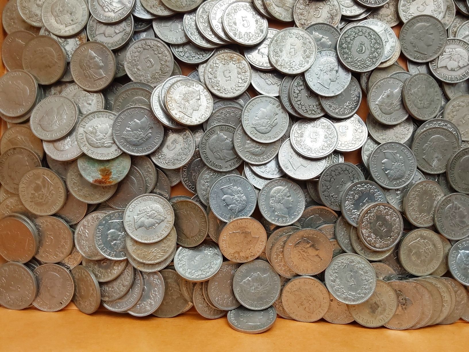 Tutti le monete: 2,3kg Alte 5 räppler – Usato da St. Gallen venduto da aha_2prr 7