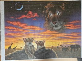 2000 Puzzle Ravensburger - Löwen Phantasy