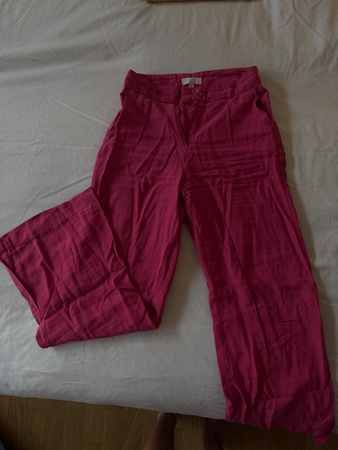Pink trousers