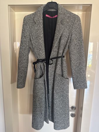 Emanuel Ungaro Coat Size 36 Black Wool Blend