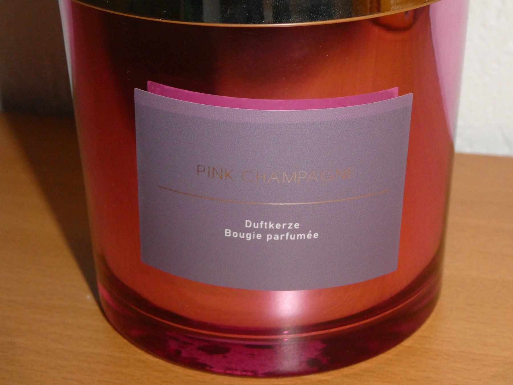 Kerzen: Pink Champagne Duftkerze, neu – Neu (gemäss Beschreibung) aus Mels von KOSL 2