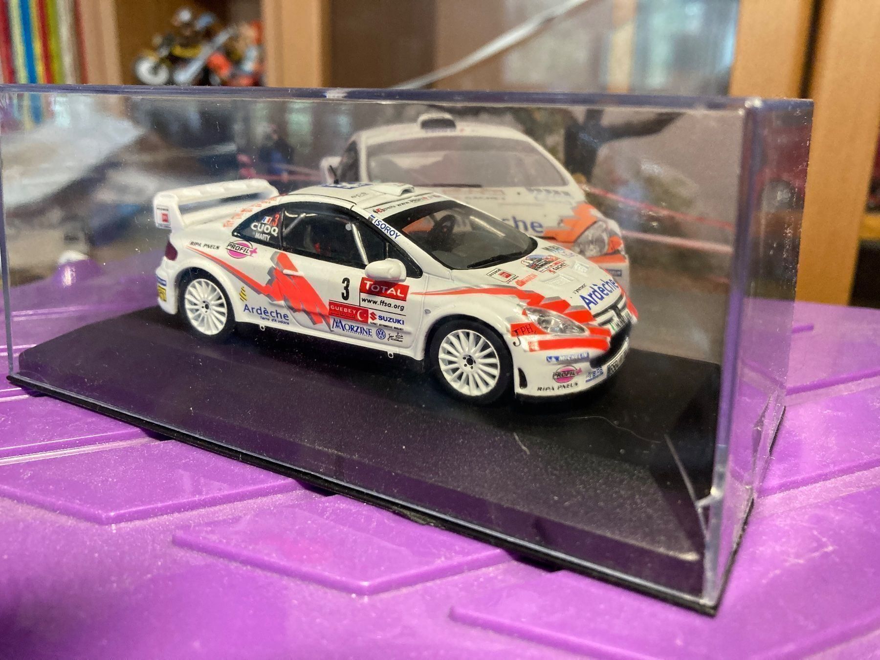 Peugeot Modellini d'auto: Peugeot 307 WRC. 2007 . 1/43 – Usato da Versoix venduto da Jeannot57 4