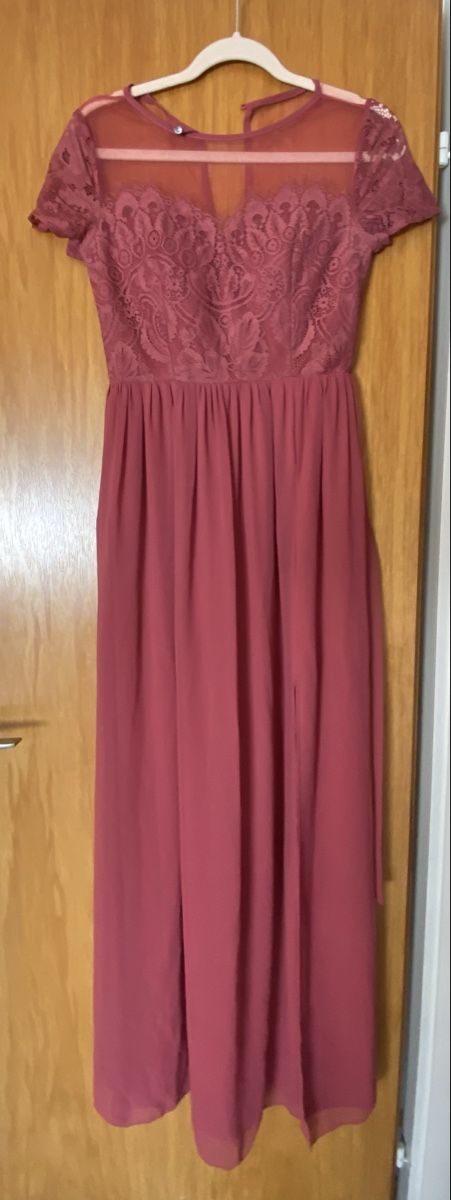 Zalando Vestiti: Abendkleid lang rot mit Spitze Grösse M/36 – Usato da Köniz venduto da dia_rs6m 4