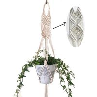 Porte-pot en macramé fait à la main