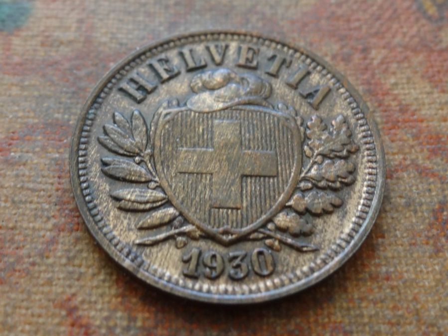 Tutti le monete: 2 Rp. 1930  (C) – Usato da Romanel-sur-Lausanne venduto da Swift13