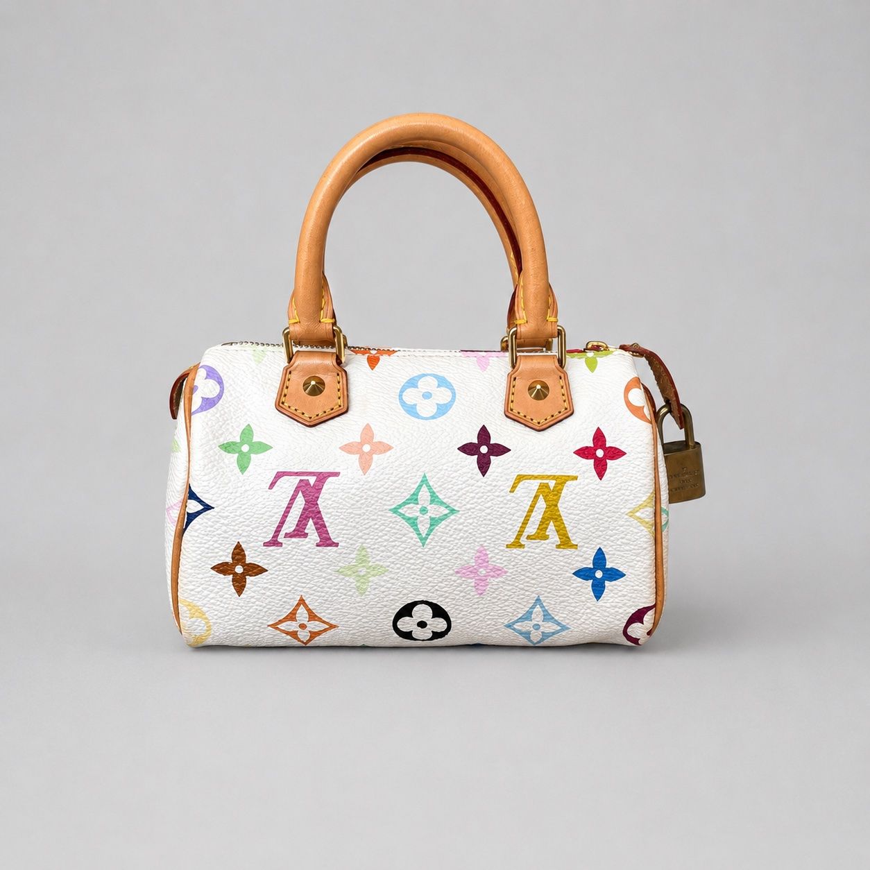 Louis Vuitton Borse da donna: Louis Vuitton Speedy Nano Multicolor Murakami – Usato da Jussy venduto da Retrove 1