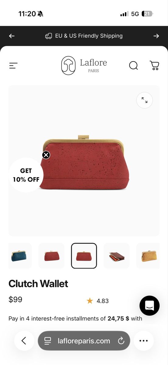 Borse da donna: Laflore Clutch ,Rot - Neu – Nuovo e nell'imballaggio originale da Dotzigen venduto da White_Warrior
