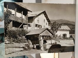 Photo Karte / Flerden - am Heinzenberg Postplatz ca. 1960