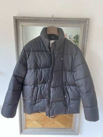 Tommy Hilfiger Winterjacke, Grösse XL, Schwarz,