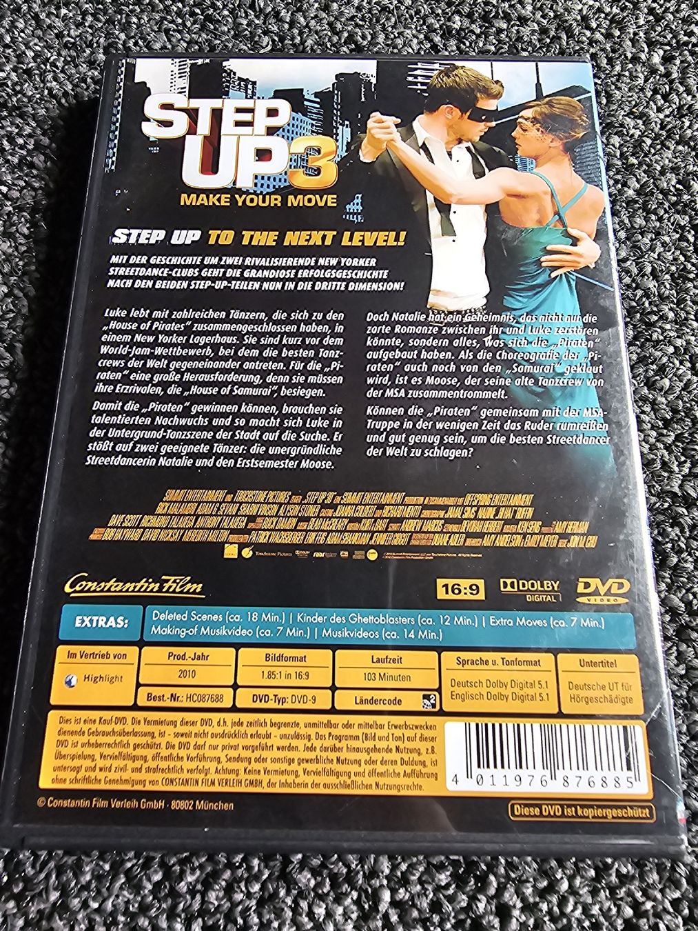 Alle DVDs: DVD Step Up 3 (23218) – Gebraucht aus Ruswil von jan_bxl5 1