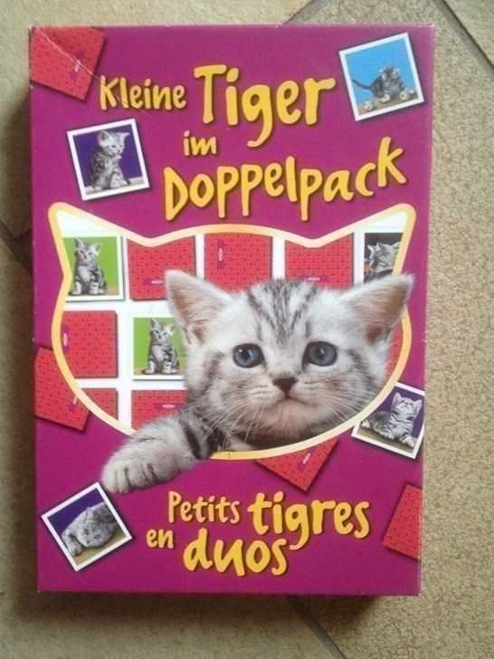 Ravensburger Giochi: Memori-Spiel mit Katzensujets "Tiger im Doppelpack" – Usato da Gebenstorf venduto da Aturic