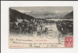 AK 1903 Thun und die Alpen - gute Schynige Platte Stempel 🤓