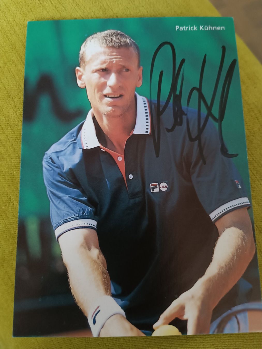 Autographes: Patrick Kürten -Tennnis - handsigniert – D'occasion à Menziken par Autogramme