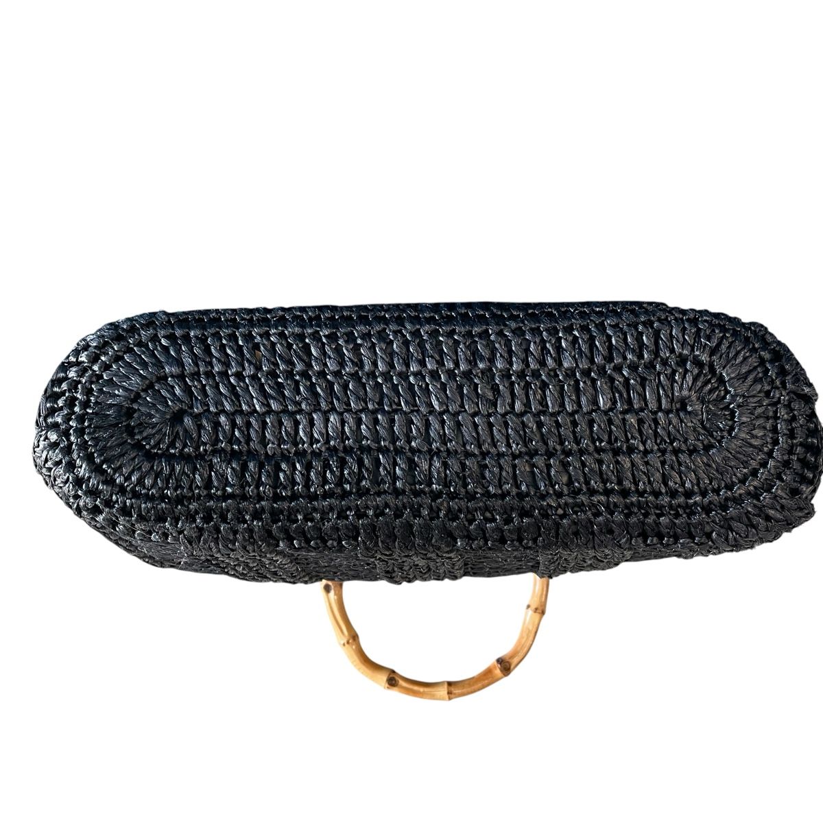 Taschen: 1950s authentic raffia hand bag with bamboo holder  – Gebraucht aus Zürich von MISSYS-WONDERBAG 2