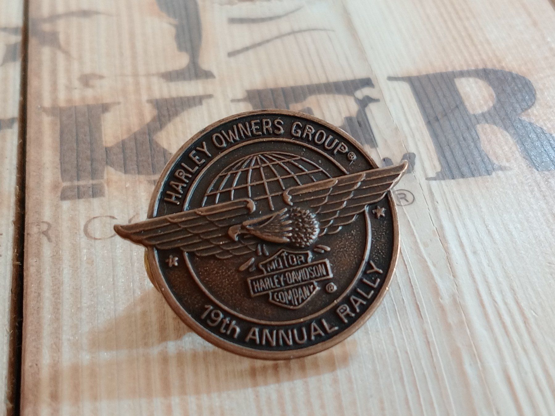 Harley-Davidson HOG Rally Pin, 19. Annual Rally, Top! (Neuf (Voir ...