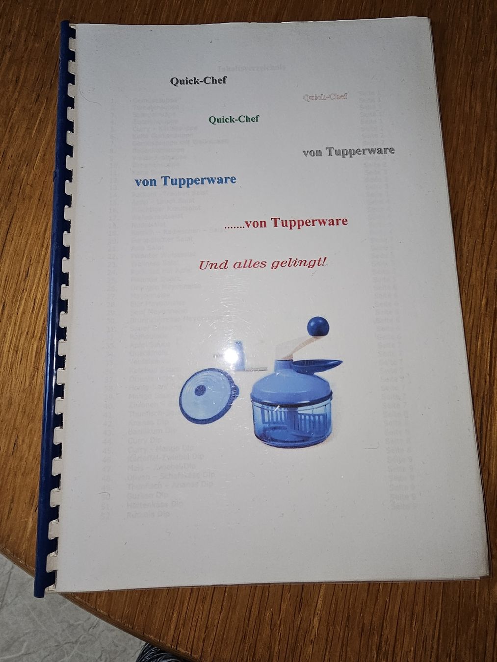 Libri: Rezept Heft von Tupperware – Usato da Wegenstetten venduto da sonnenschein60