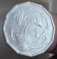 ZYPERN 1/2 CENT 1983