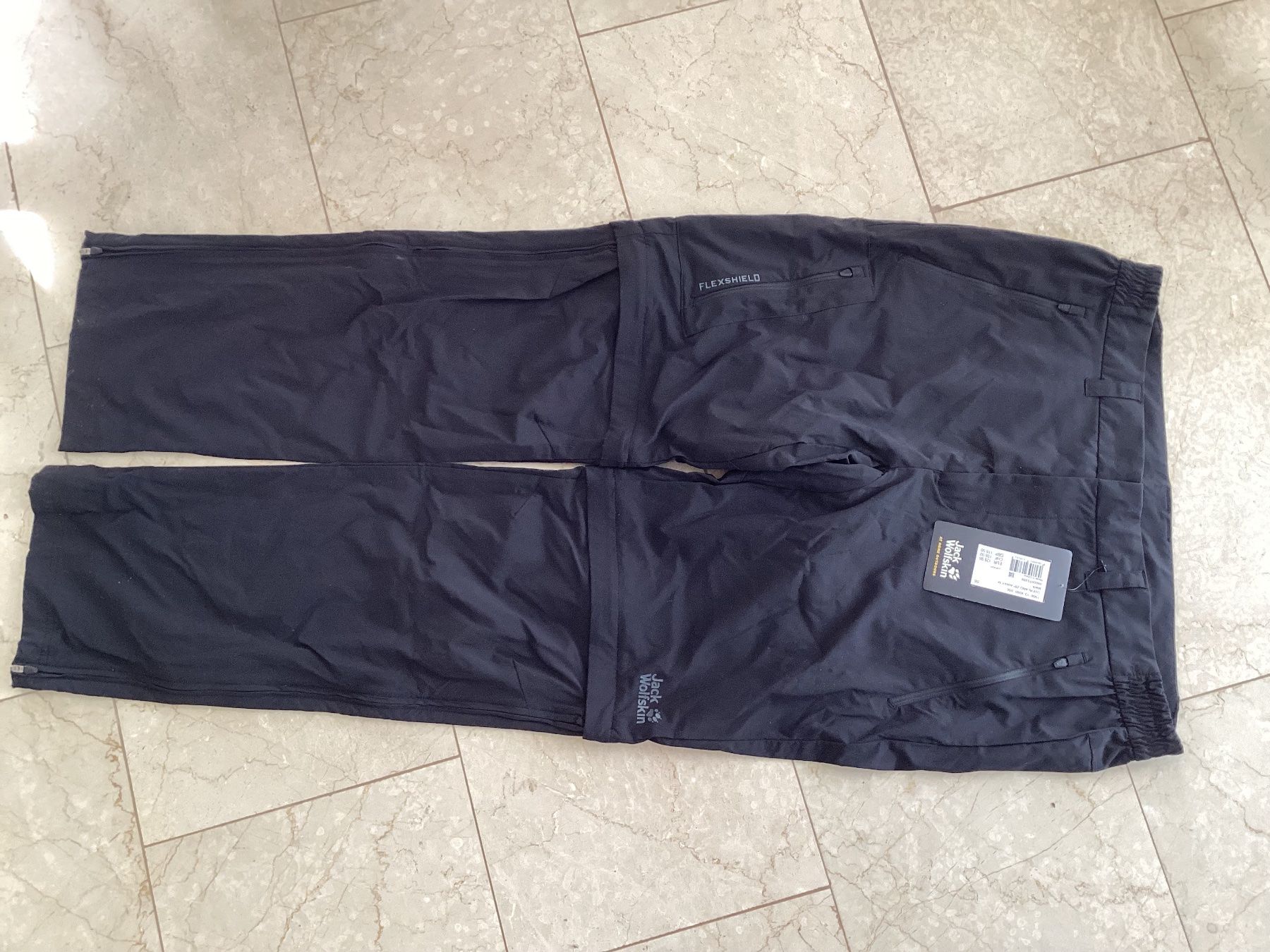 Jack Wolfskin Pantaloni: Jack Wolfskin Wanderhose Outdoorhose ZIP – Nuovo (secondo la descrizione) da Flüelen venduto da ne08