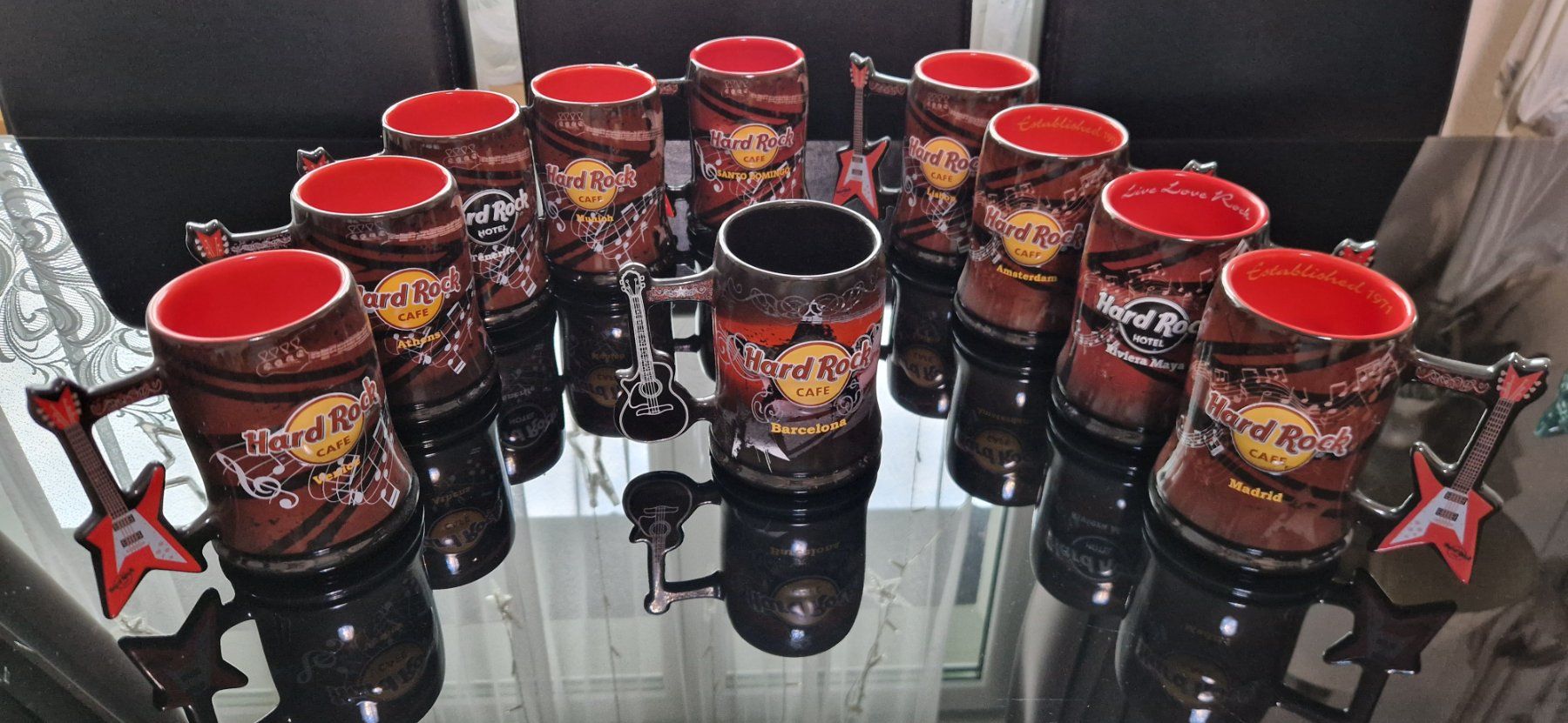 Gläser: Grosse Hard Rock Cafe Beerkrug Collection 10x – Gebraucht aus Zürich von sirstians000 8