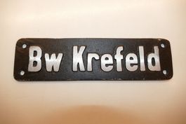 Original Schild Bw Krefeld