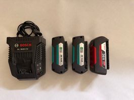 Bosch chargeur AL 3620 CV + 3 accus 36 V 2 Ah