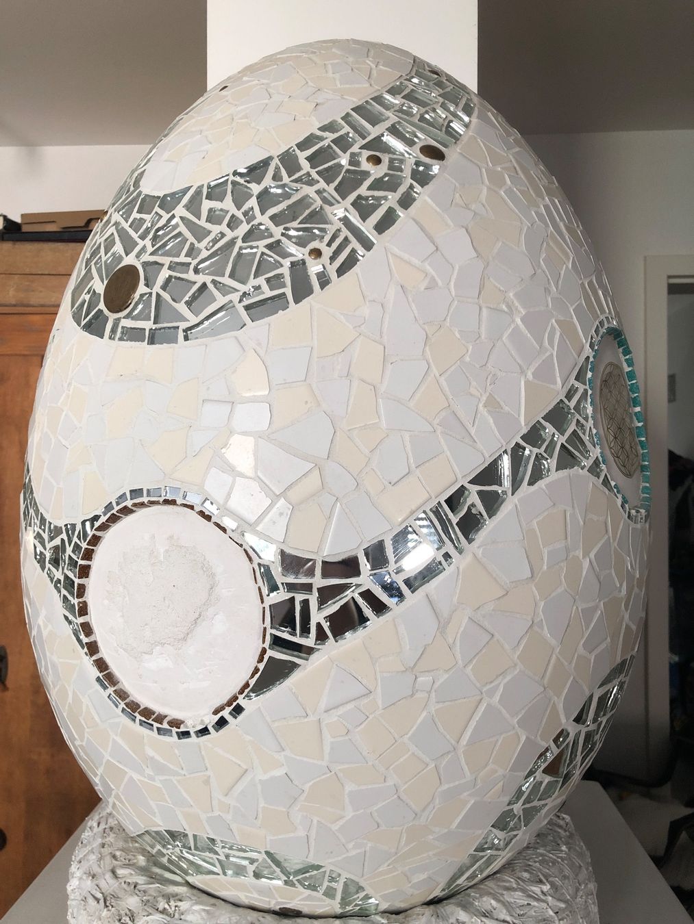 Altro in Decorazioni & Accessori: Energieturm Mosaik Ei mit Podest – Nuovo (secondo la descrizione) da allschwil venduto da Admin1456 3
