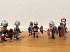 Playmobil Ritter Set 6 Figuren mit Zubehör gebraucht
