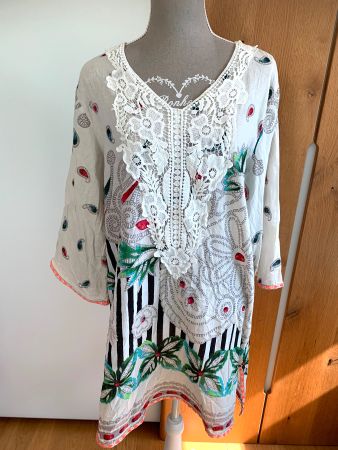 Wunderschöne extravagante Tunika Grösse XL/XXL