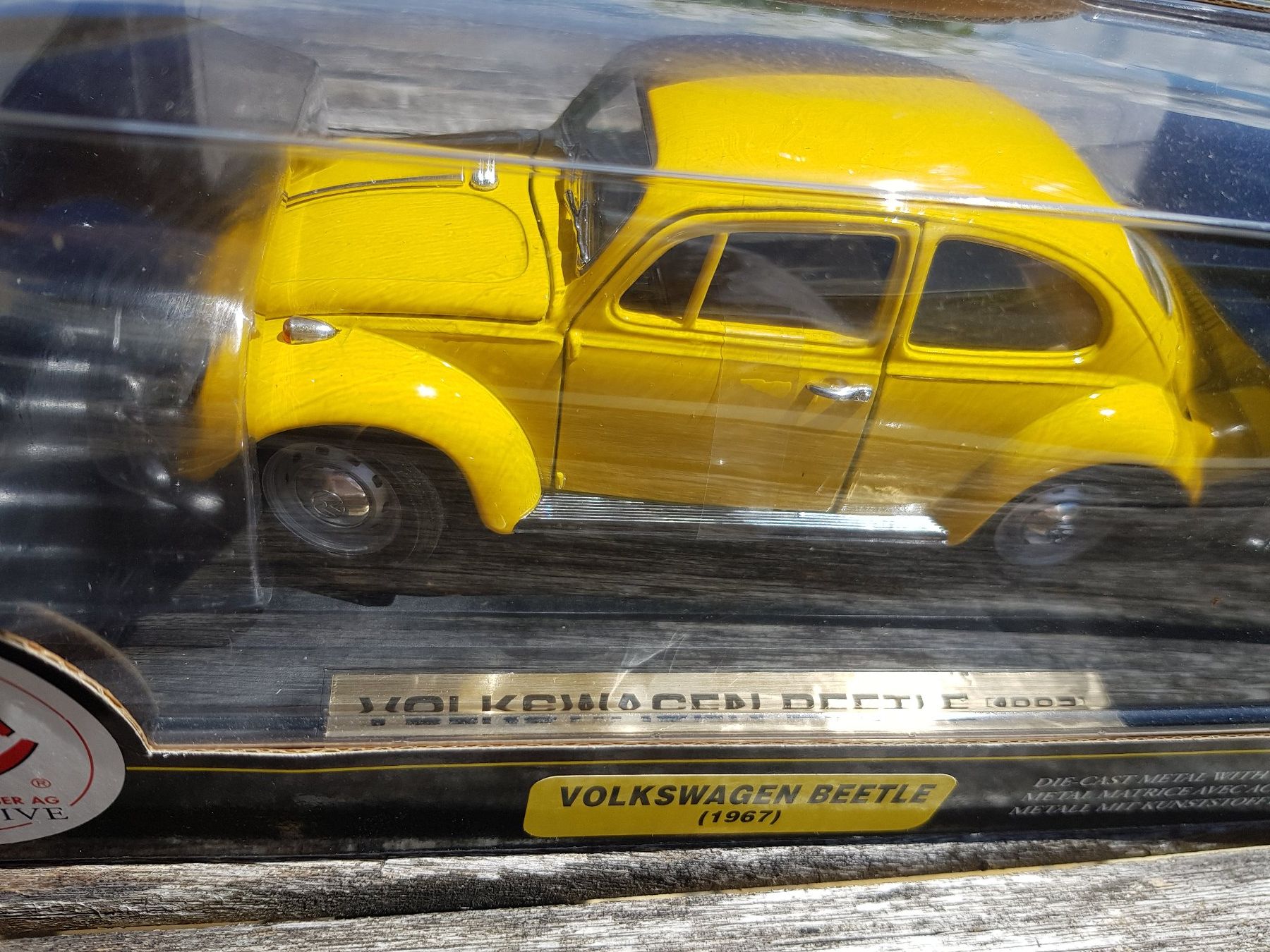 Volkswagen Modellini d'auto: VW Käfer 1967 Modellauto gelb in Originalverpackung – Usato da Jona venduto da dampfnuggi 1