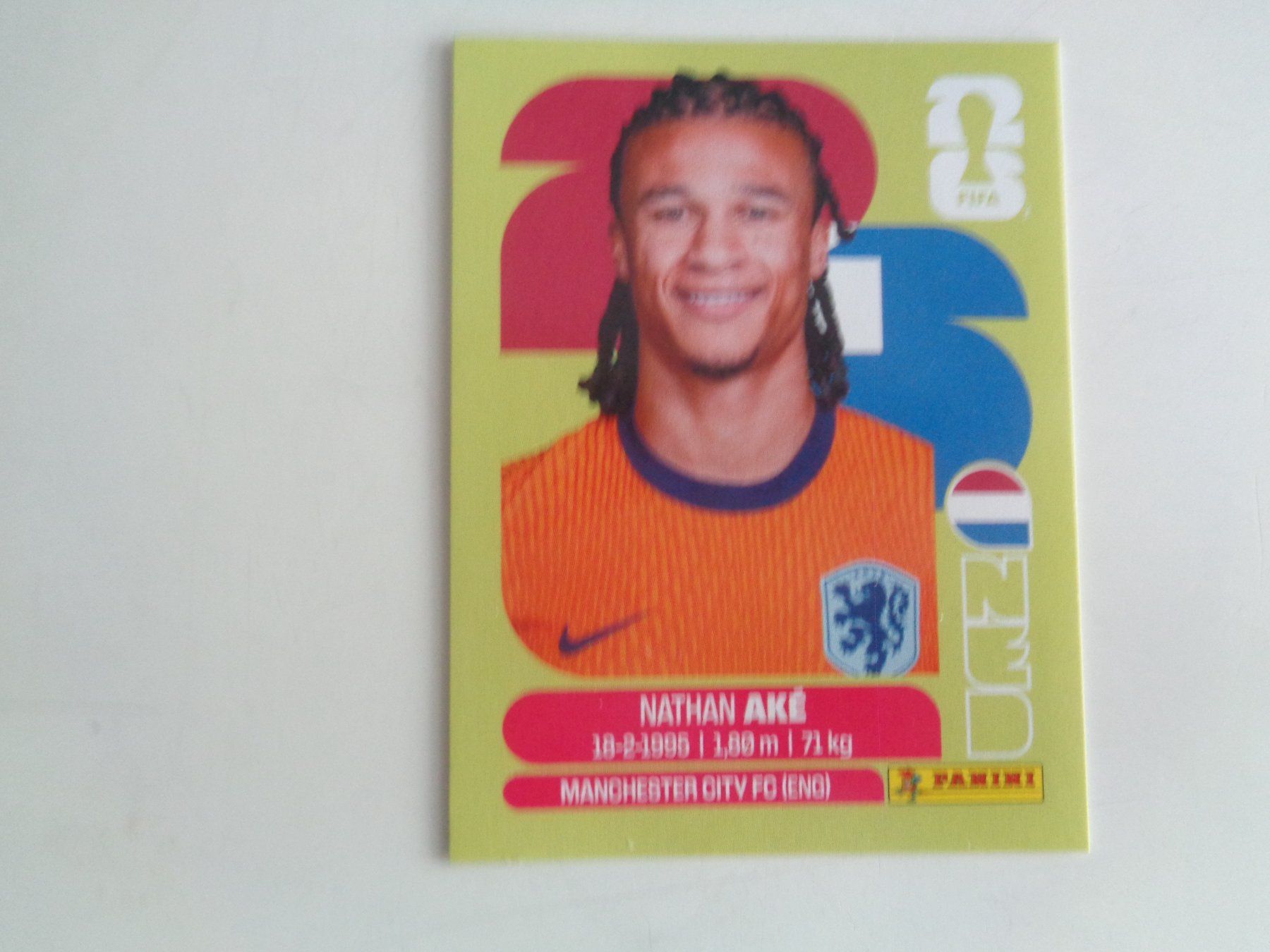 Panini Carte collezionabili: Nathan Aké Panini Sticker 2026 – Nuovo (secondo la descrizione) da Niederhasli venduto da Gamefreek1989