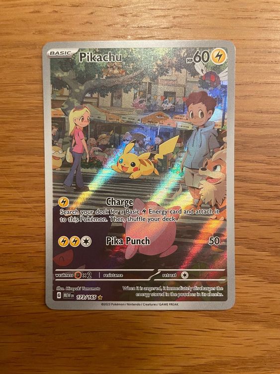 Pikachu Alt Art Pokemon 151 EN Kaufen auf Ricardo