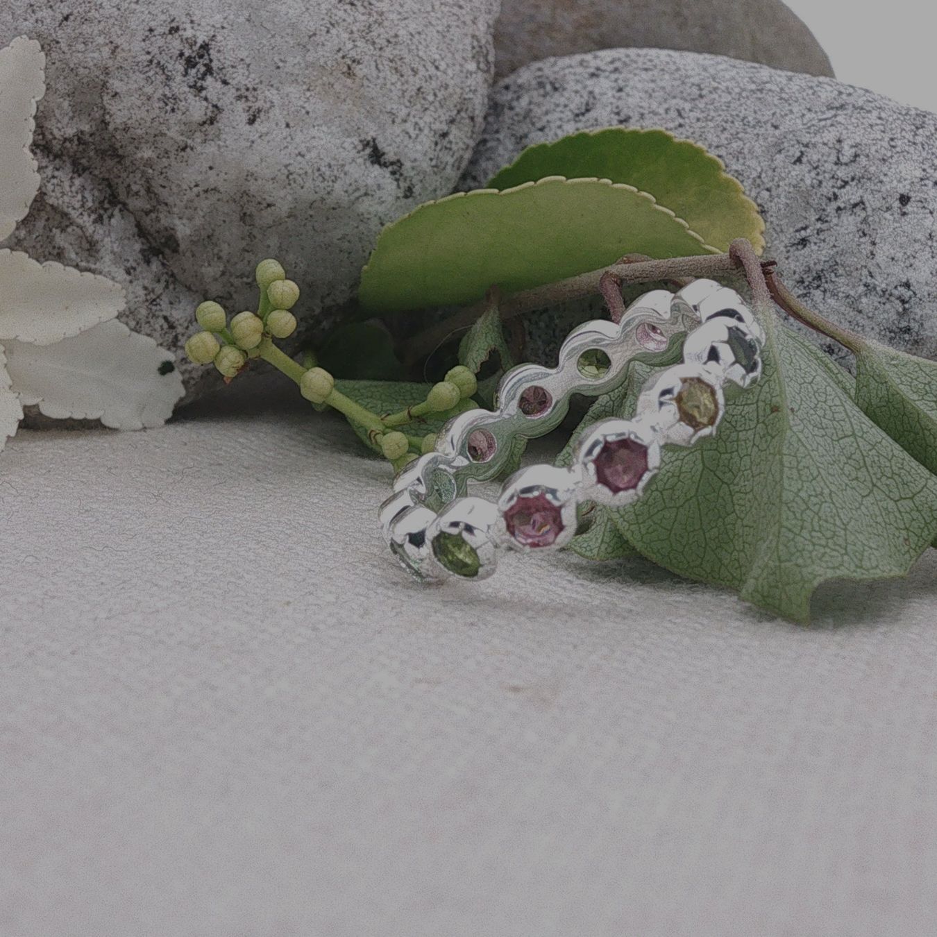 Olga Ribler Anelli: Turmalin Ring - Sterling Silber 925 - Grösse 58 – Nuovo (secondo la descrizione) da Luzern venduto da Schmuckoutlet 5