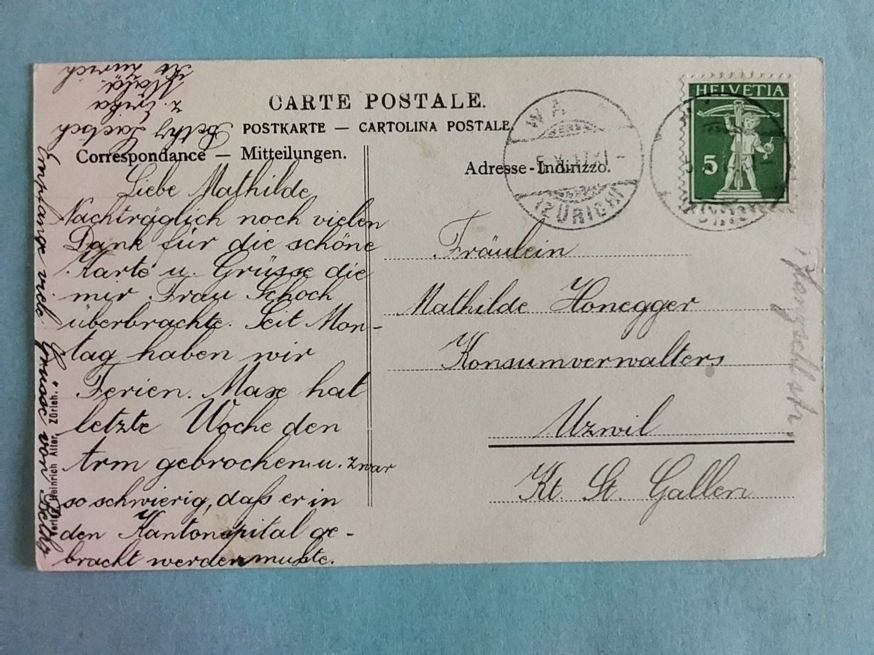 Cartoline postali: ZH Wald Bahnhofstrasse – Usato da Appenzell venduto da lama19 1