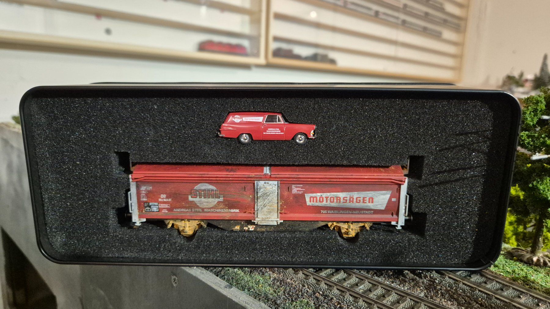 Märklin Modellini di ferrovie: Märklin 48123 Güterwagen Stiel – Usato da Dübendorf venduto da Aki1965 4