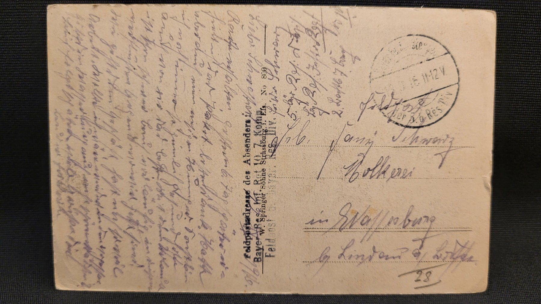 Cartes postales: Flohjagt im Felde – D'occasion à Basel par spinne02 1