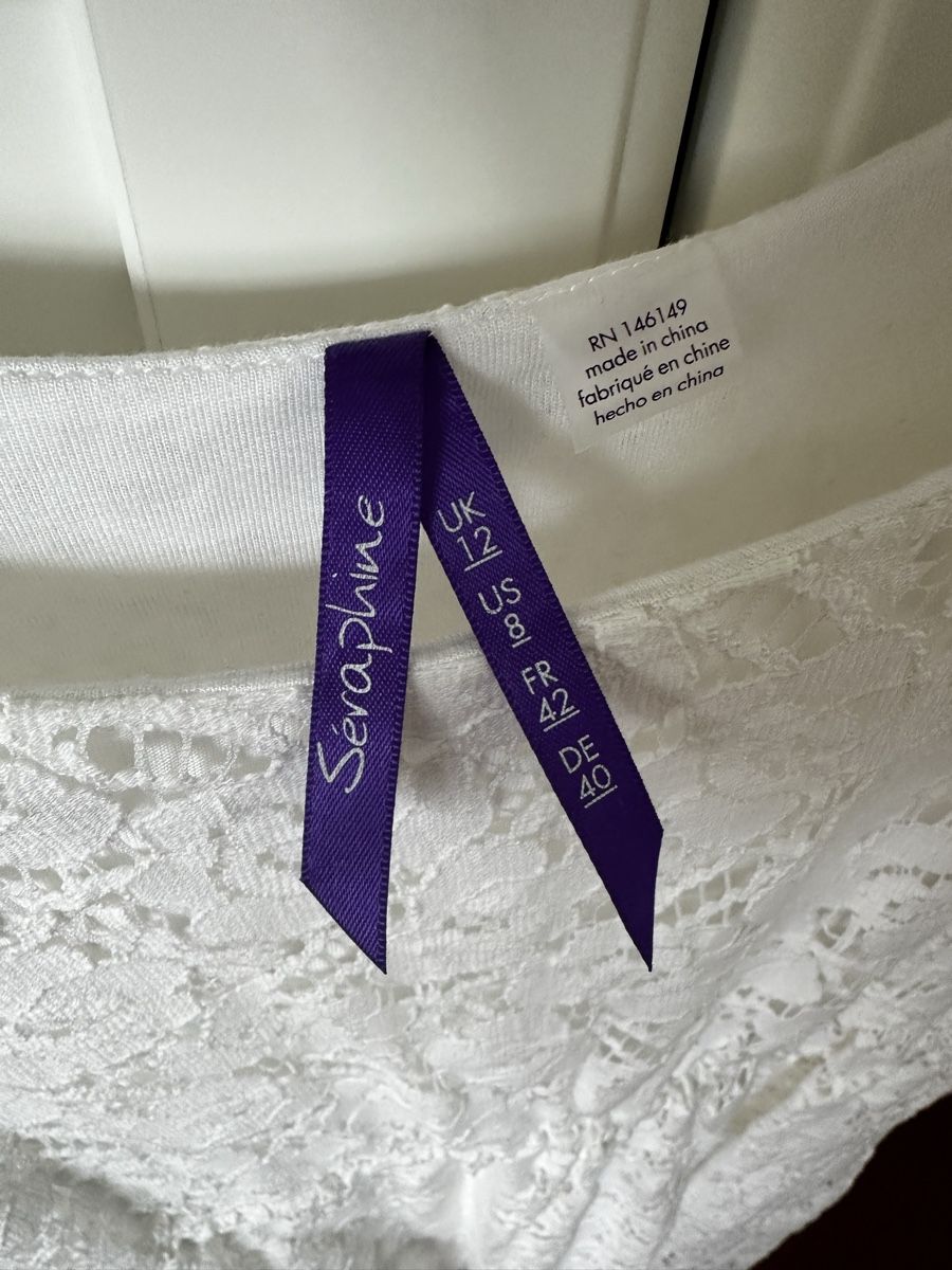 Kleider: Umstandkleid Seraphine weiss Gr. 38-40 – Neu (gemäss Beschreibung) aus Dübendorf von DR9011 3