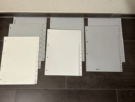 Zahlenregister A4 / 7 Stück