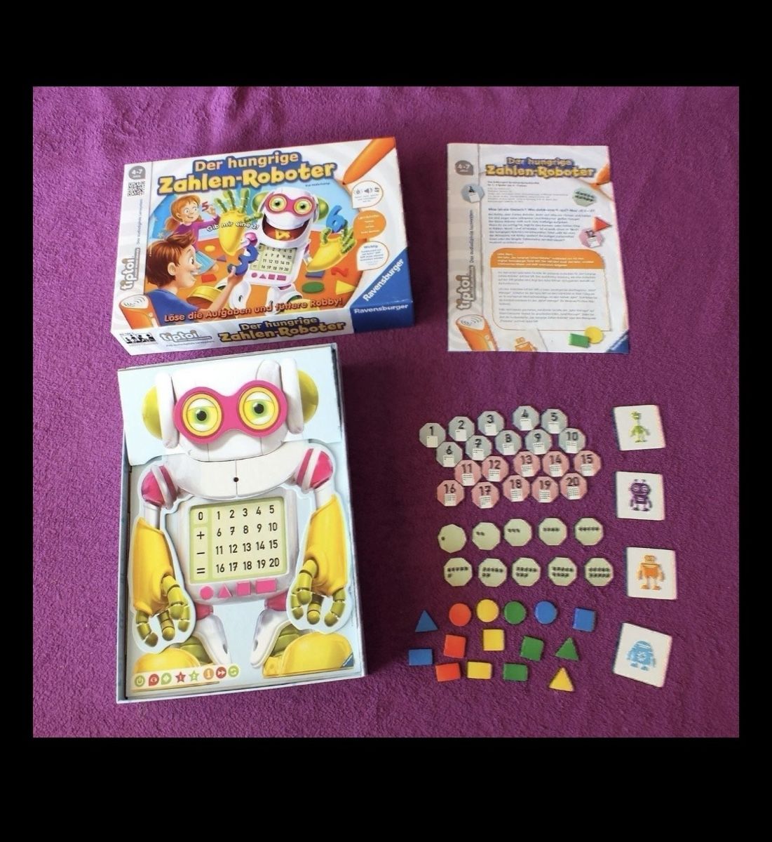 Tiptoi Spiele: tiptoi Spiel - Der hungrige Zahlenroboter – Gebraucht aus Rottenschwil von gle81 1
