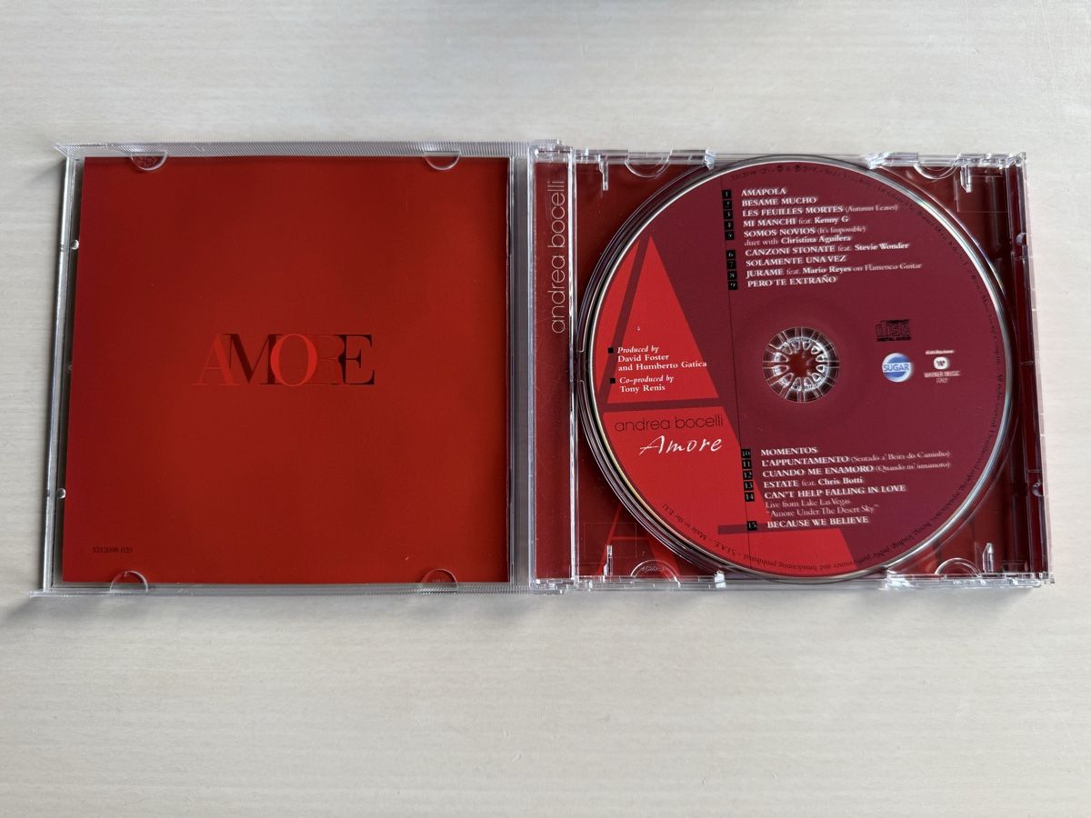 CD: Andrea Bocelli - Amore CD – Usato da Oberried Brienz venduto da Chyara 2