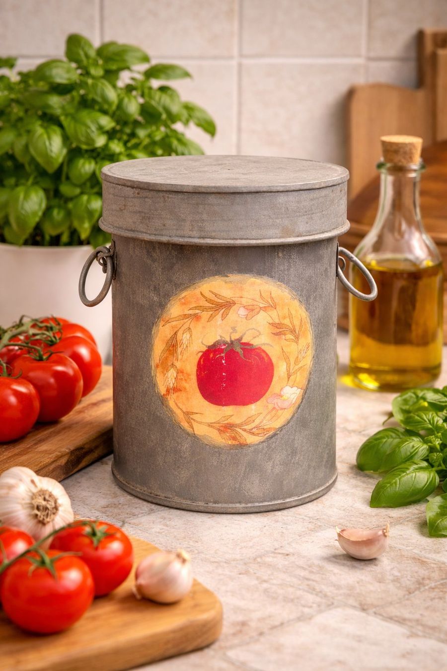 Barattoli: Vintage Vorratsdose Metall Deko Küche – Usato da Fully venduto da VaneaSelection