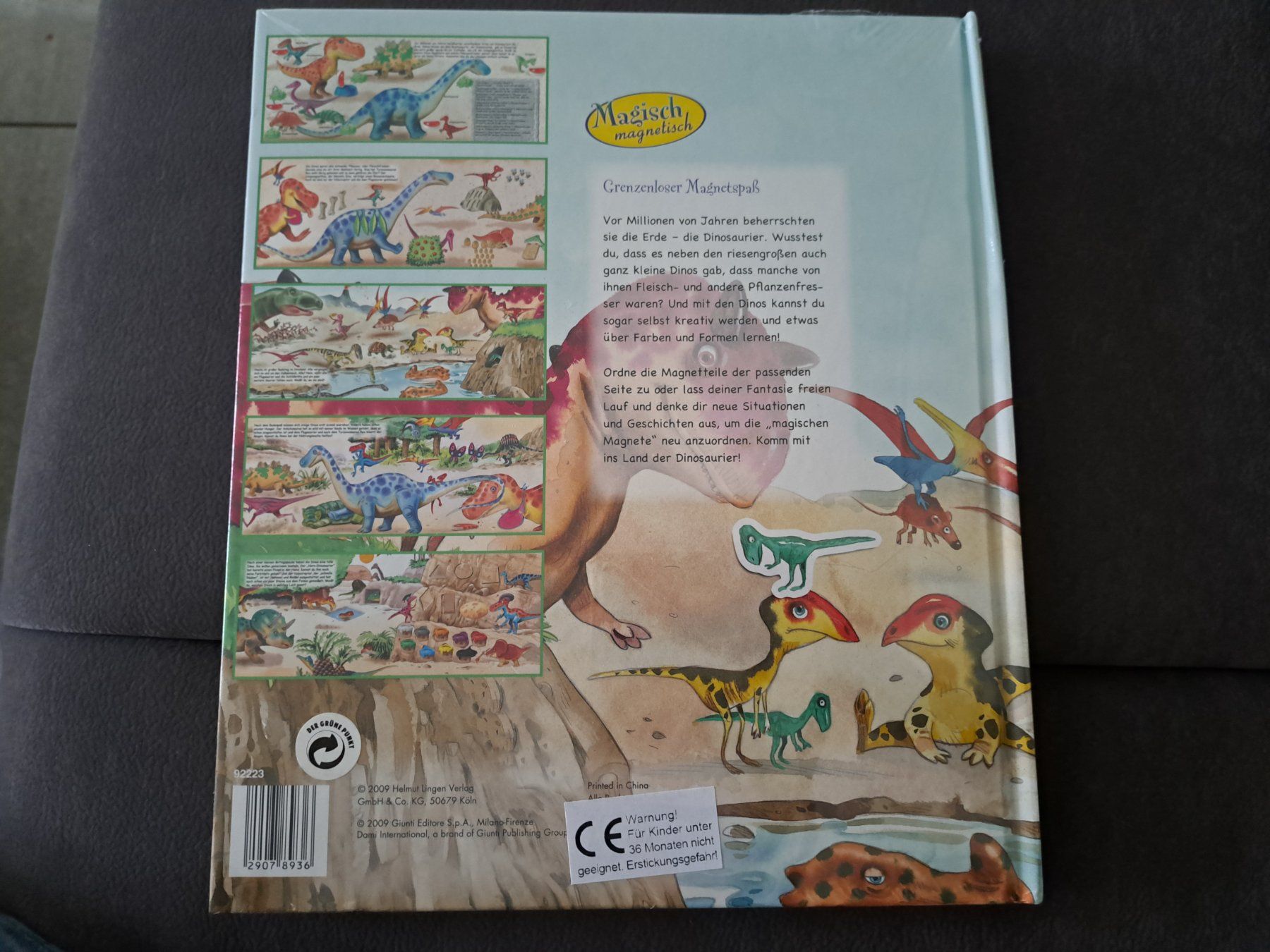 Libri: Dinosaurier Magnetbuch, Kinderbuch NEU – Nuovo e nell'imballaggio originale da Killwangen venduto da KIANA08 1