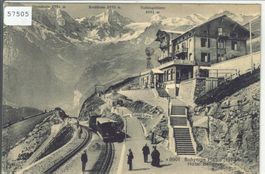 Schynige Platte-Bahn - Bahnhof - Hotel Bellevue - animee