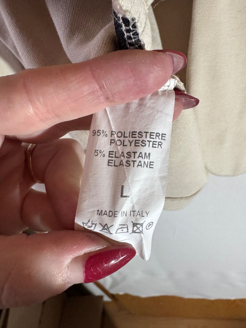Giacche: cremefarbener Blazer, Jacke Gr. L – Usato da Grosswangen venduto da second_hand_dress 3