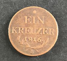 MÜNZE 1 KREUZER 1816