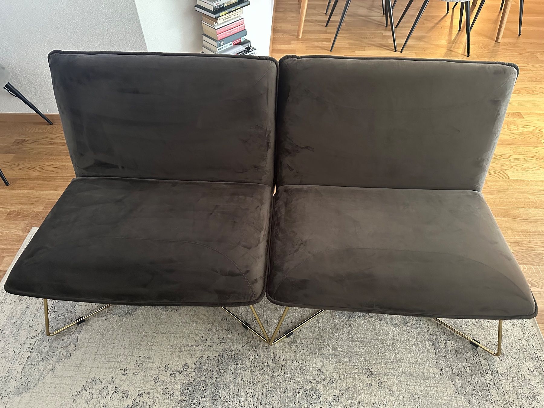 Poltrone: Livetastic SESSEL in Samt Braun 2 Stücke – Usato da Zürich venduto da boma.dr 4