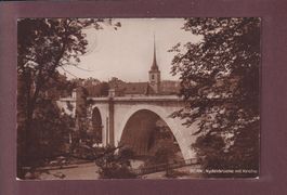 BERN - Nydeckbrücke - Kirche - 1923